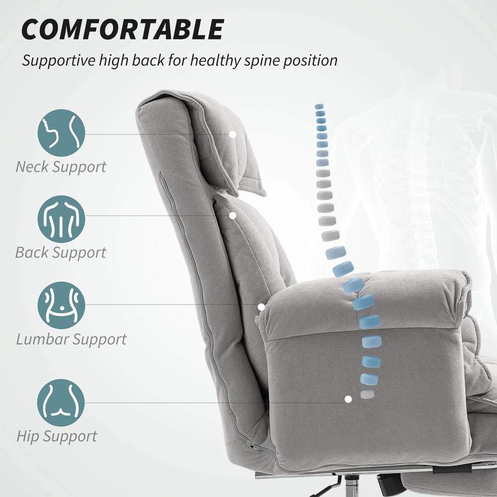 Executive Office Chair with Footrest