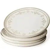 Large Ceramic Dinner Plates - Set of 4
