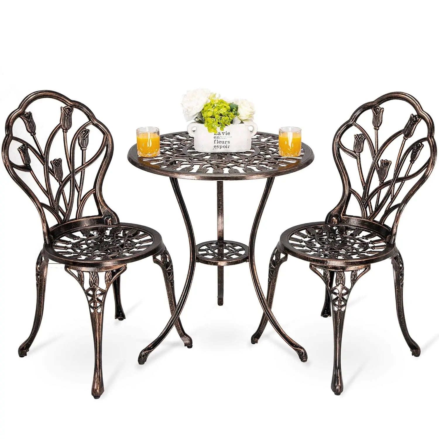 Bistro Table and Chairs Patio Set