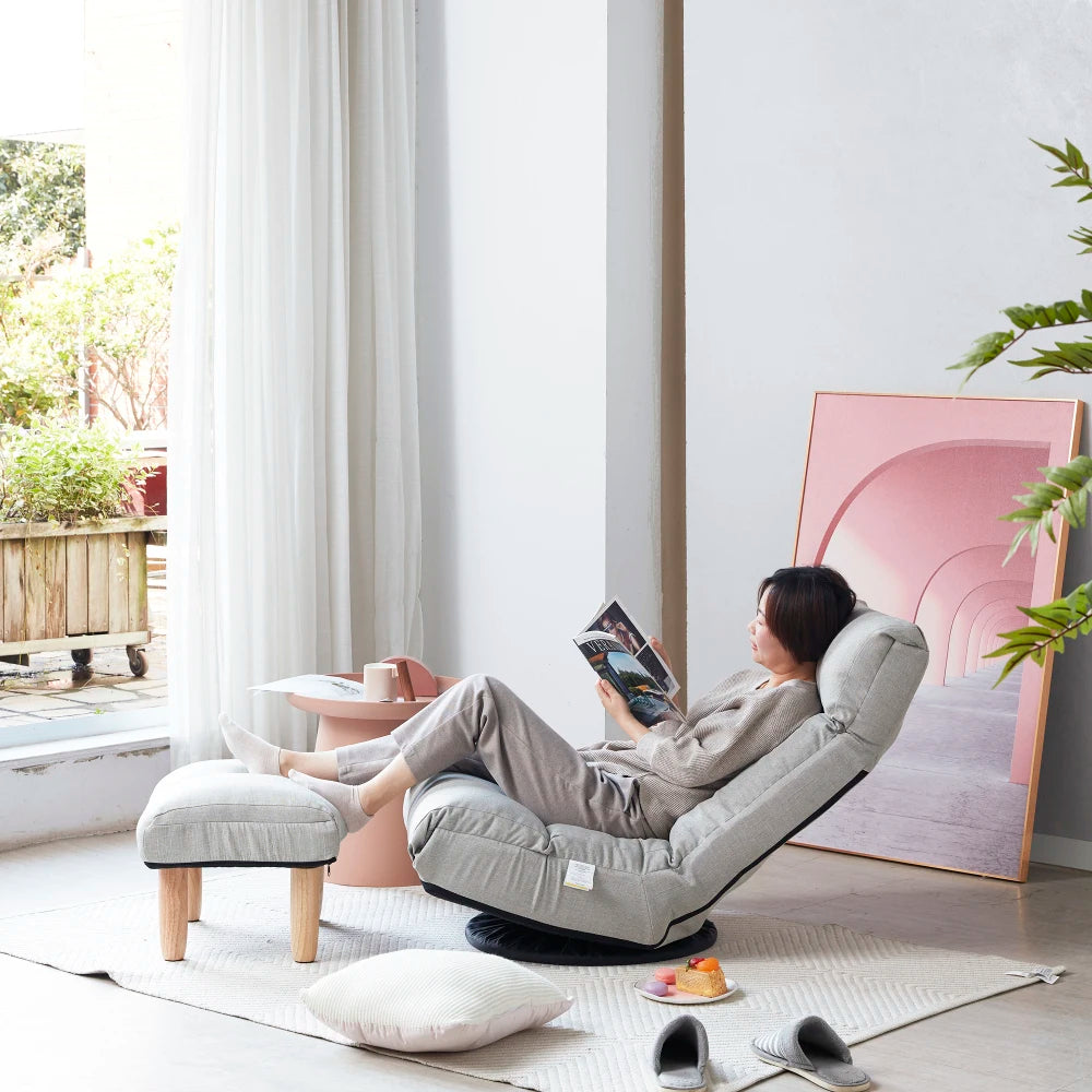 Japanese-Style Reclining Leisure Chair