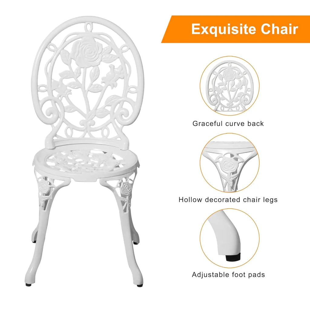 Bistro Table and Chairs Patio Set