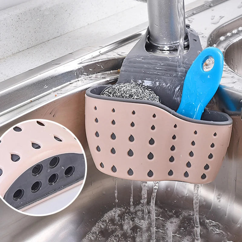 Adjustable Sink Drain Basket – Convenient Kitchen Storage Solution
