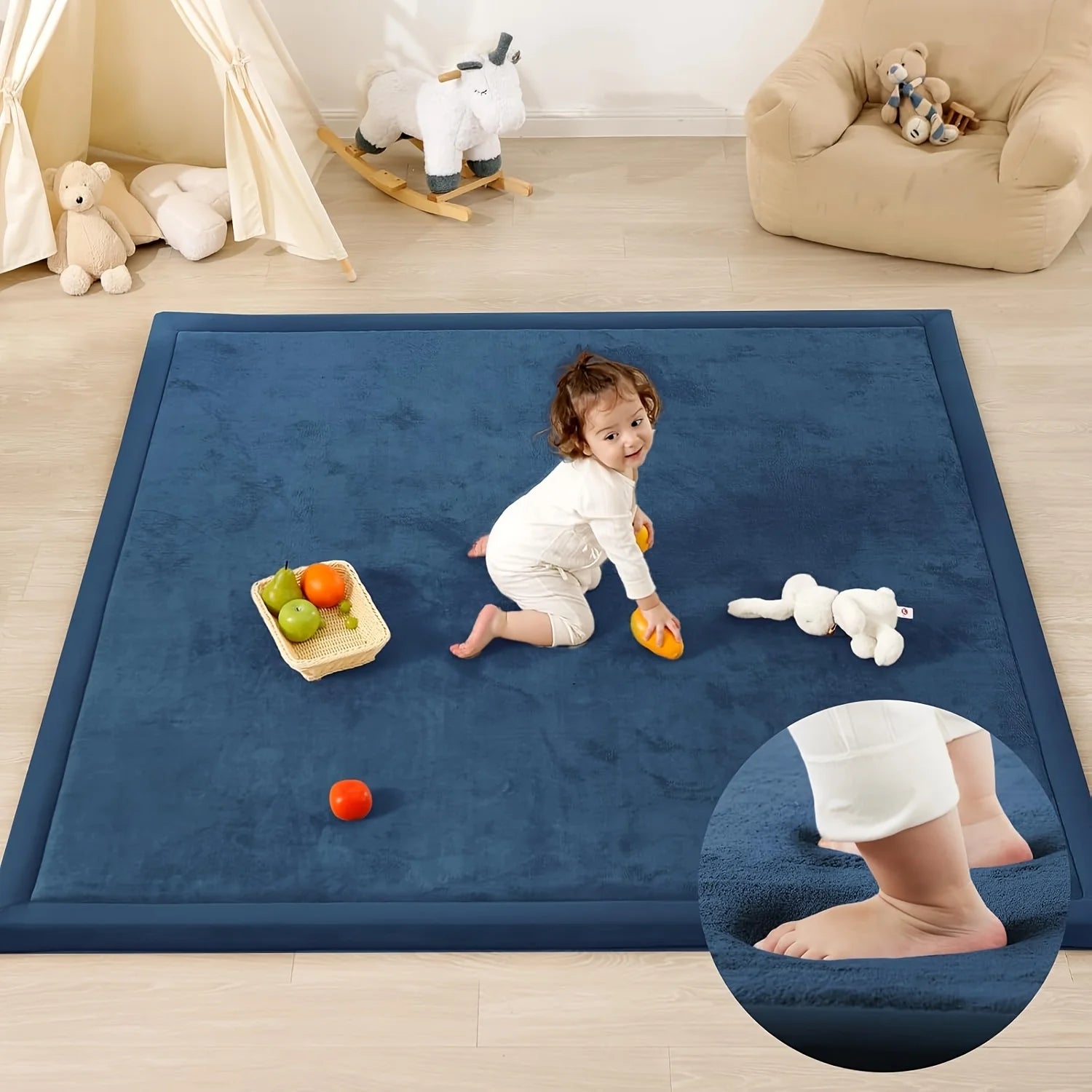 Thick, Soft Velvet Non-Slip Carpet