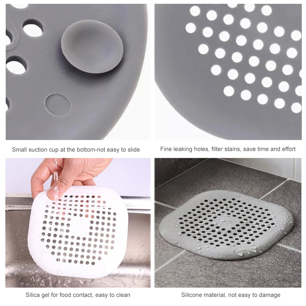 Silicone Sink Strainer & Hair Catcher