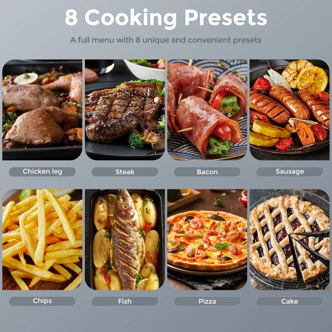 8-in-1 6 Quart Air Fryer – Versatile Cooking Made Easy