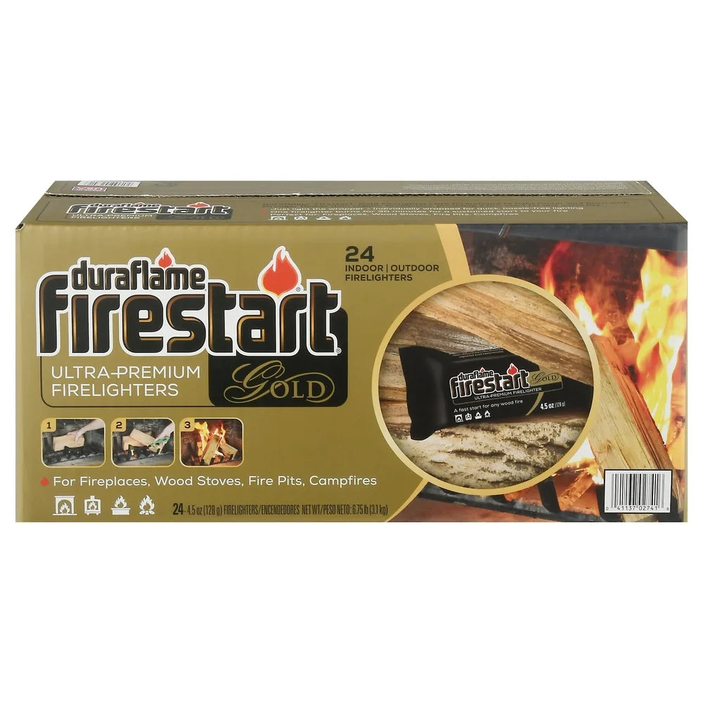Ultra Premium Fire Starters – 24 Pack (4.5oz Each)