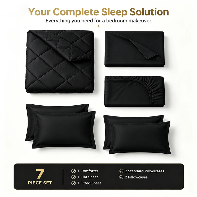 5PCS/7PCS Bedding Sets