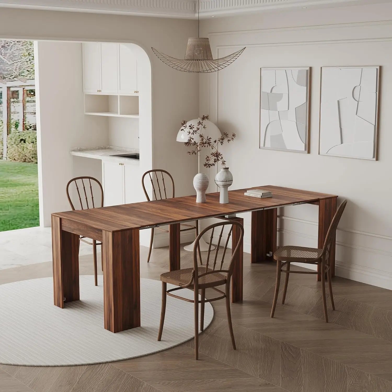 Multifunctional Dining Table for 6-8 People