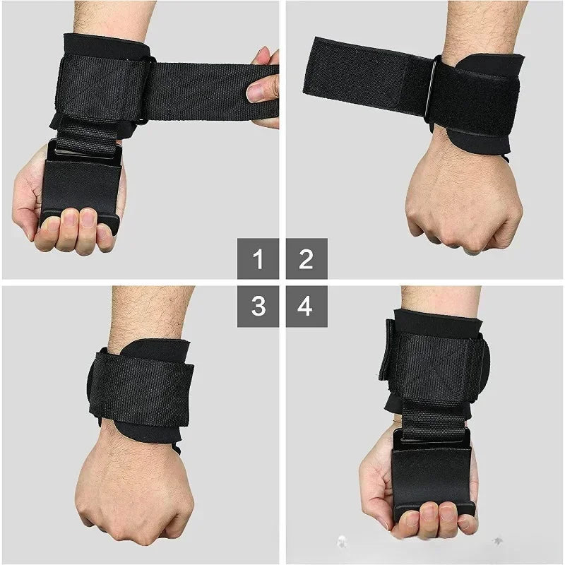 Premium Non-Slip Weight Lifting Hooks