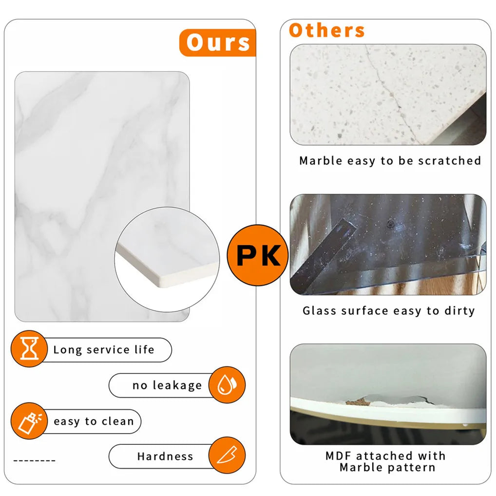 Modern Round Marble Dining Table