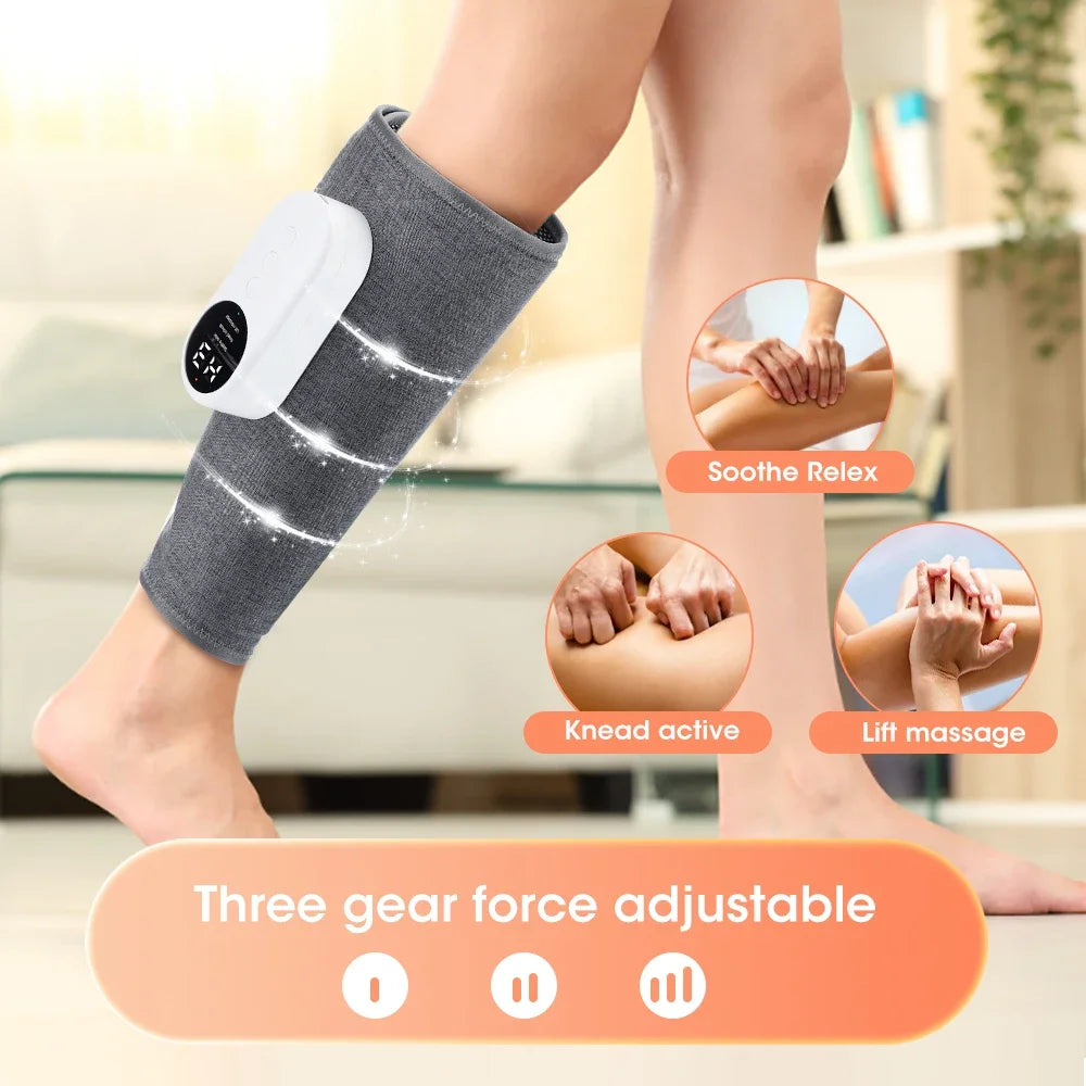 360° Leg Massager with Air Compression & Heat Therapy