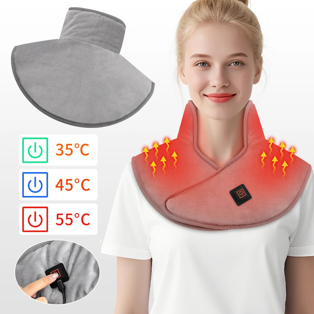 Electric Heating Shoulder & Neck Pad Massager