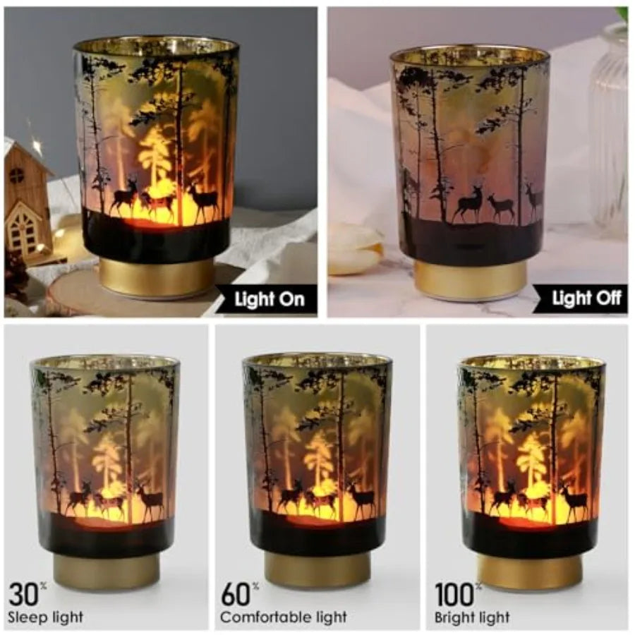 Battery Operated Table Lamp with Remote