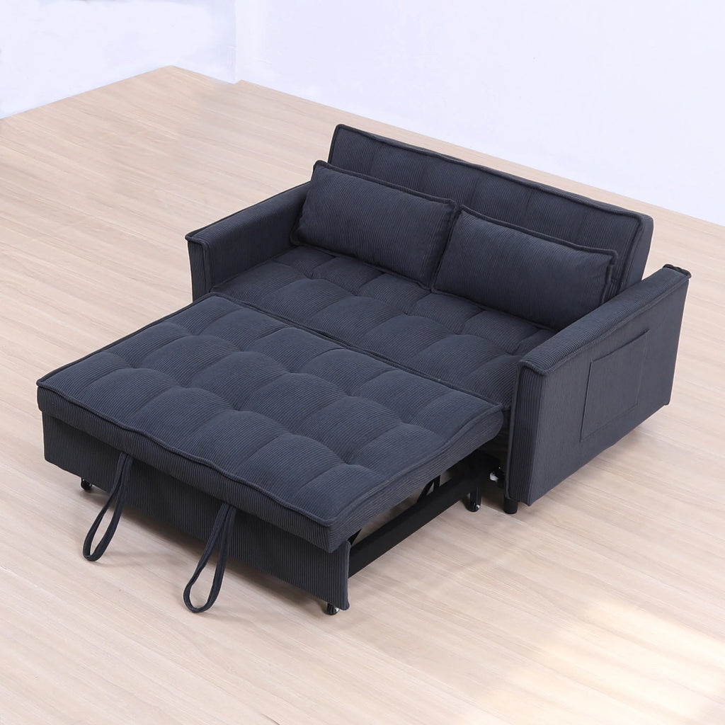 Corduroy Convertible Sleeper Sofa Bed