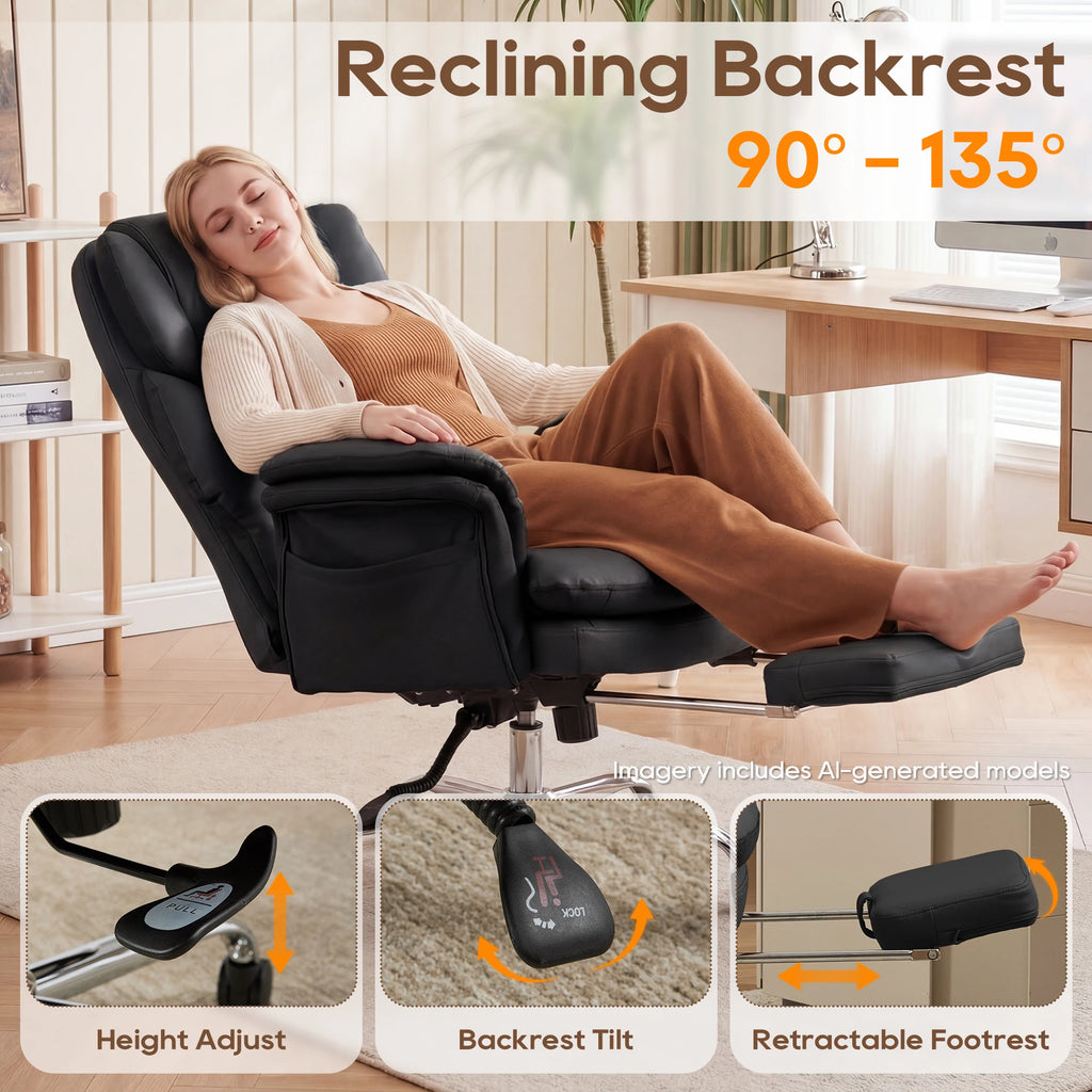 Big and Tall Executive Criss Cross Office Chair