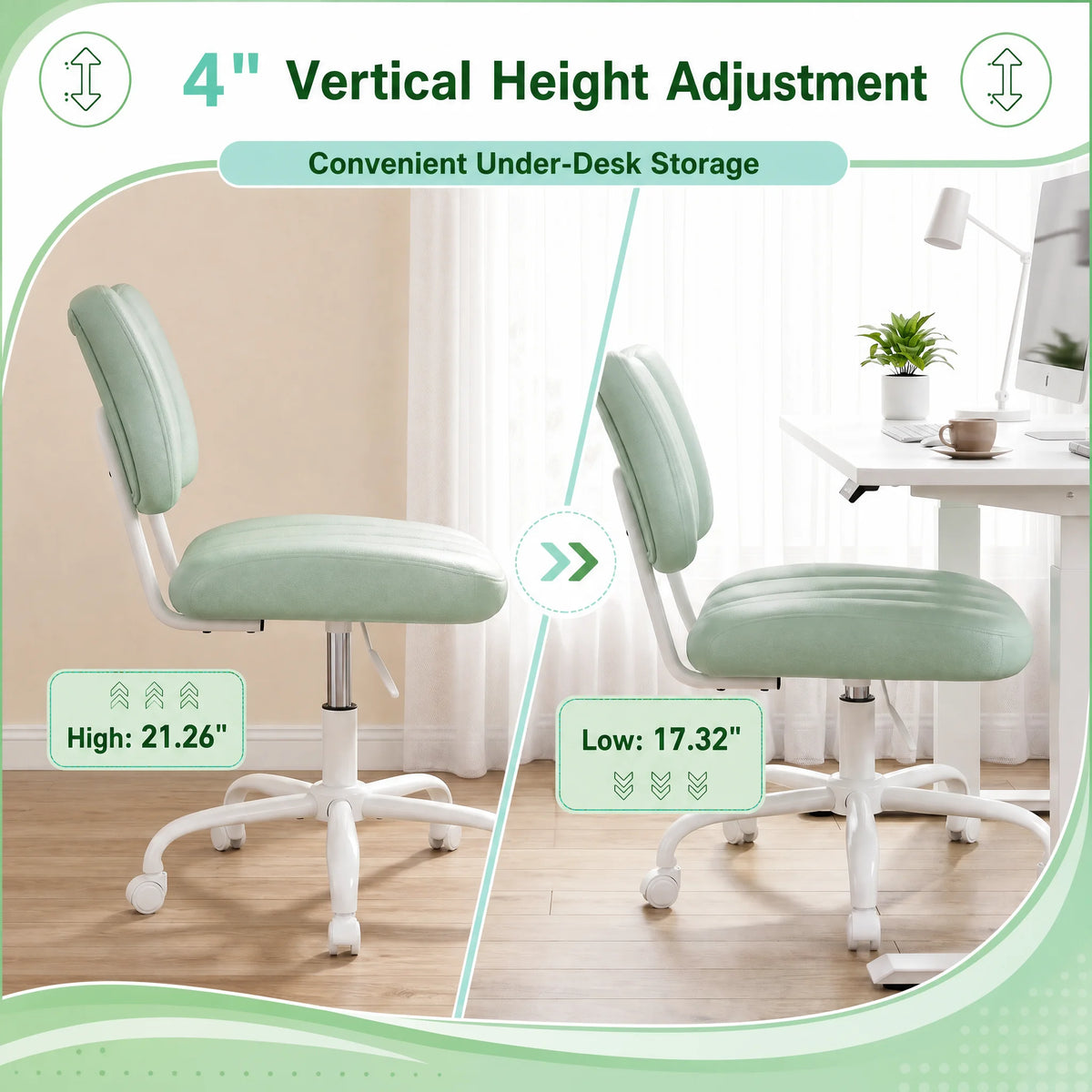 Ergonomic Butterfly Stitched Backrest Office Chair
