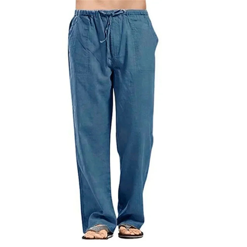 Men's Casual Cotton Linen Pants
