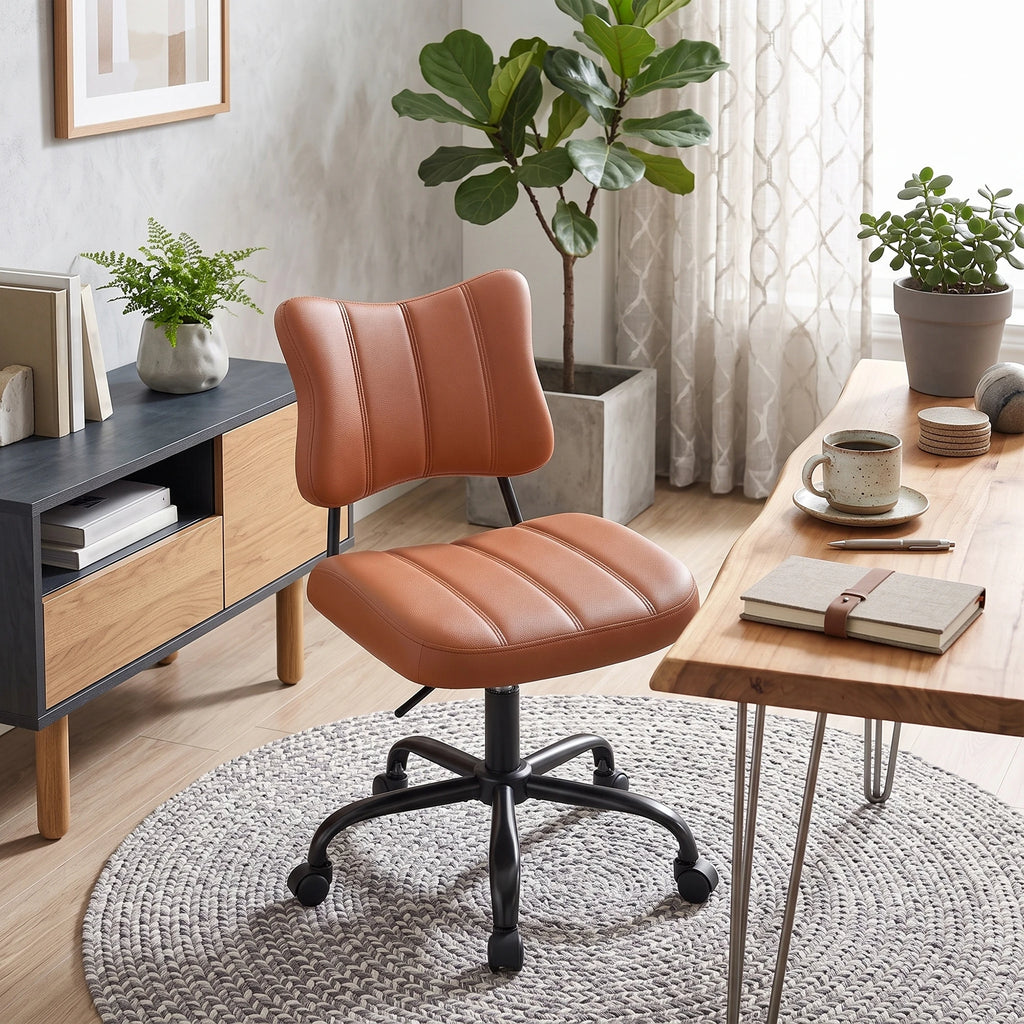 Ergonomic Butterfly Stitched Backrest Office Chair