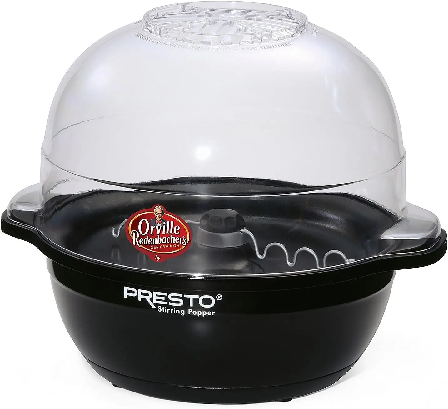 6 oz Capacity Stainless Steel Stirring Popcorn Maker