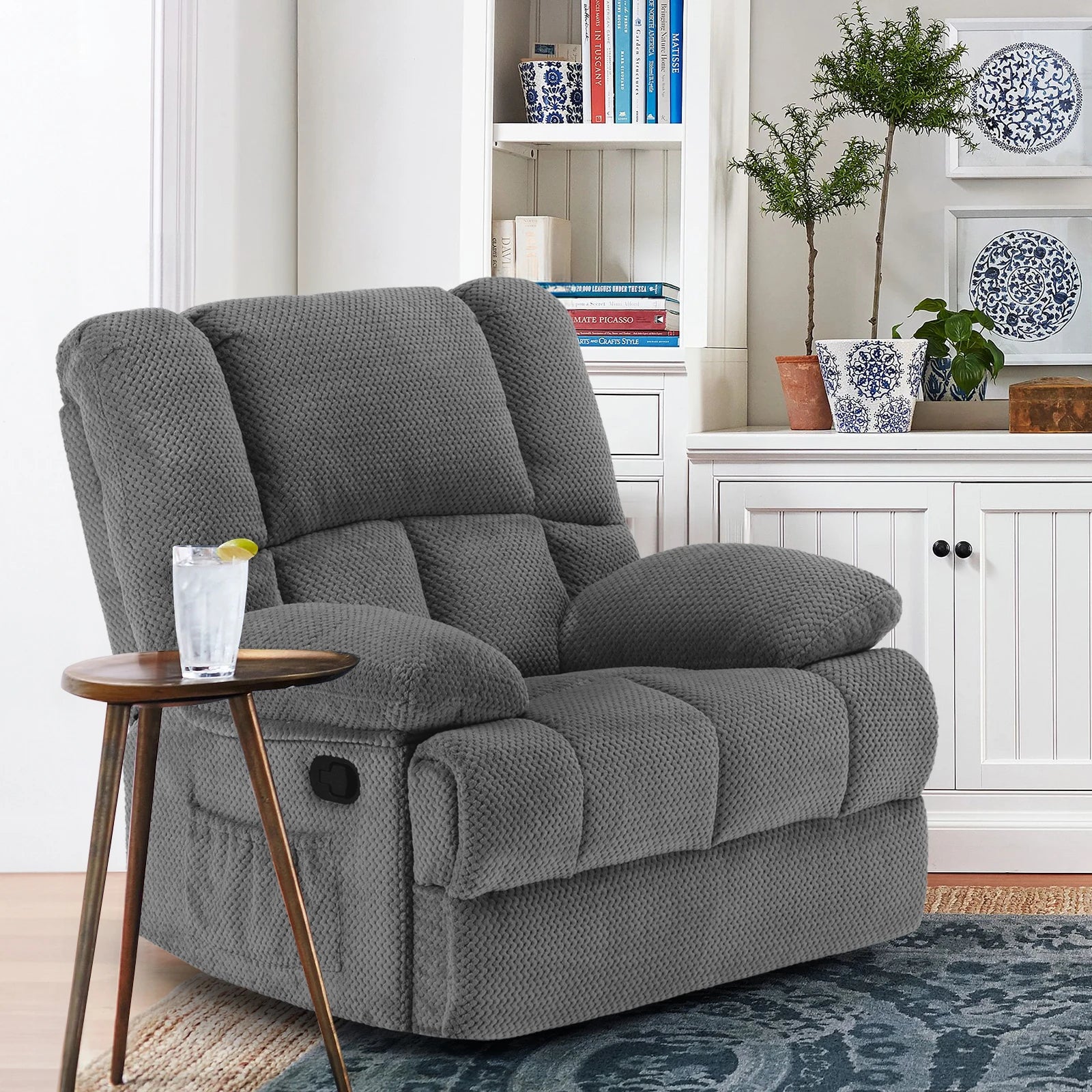 Oversized Rocker Recliner Chair – Extra-Wide