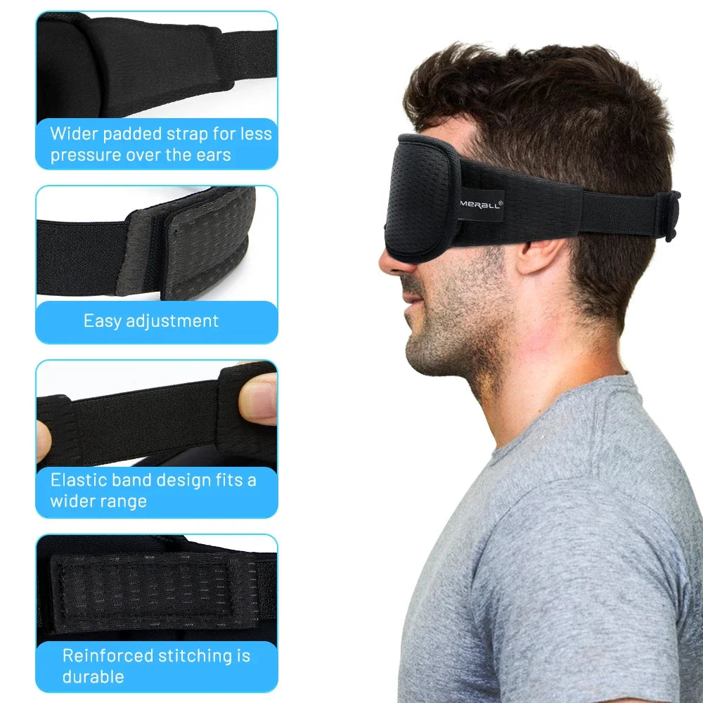 3D Sleeping Mask – Total Light Block Out & Ultimate Comfort for Deep Sleep