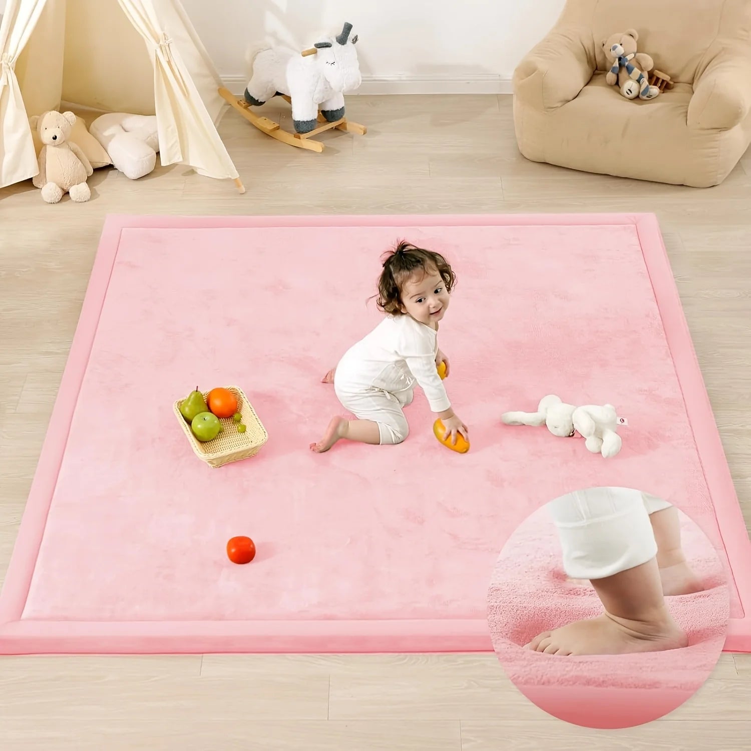 Thick, Soft Velvet Non-Slip Carpet