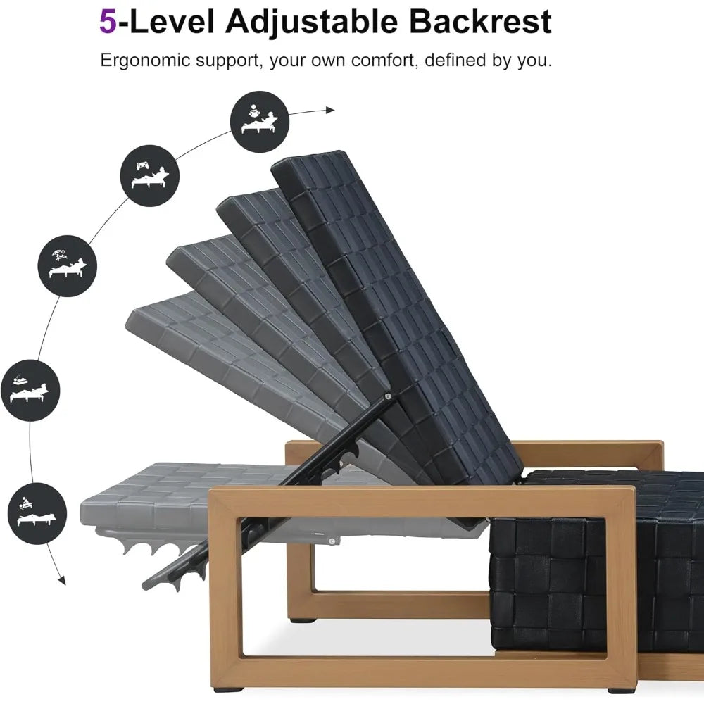 Outdoor Chaise Lounge Set of 2