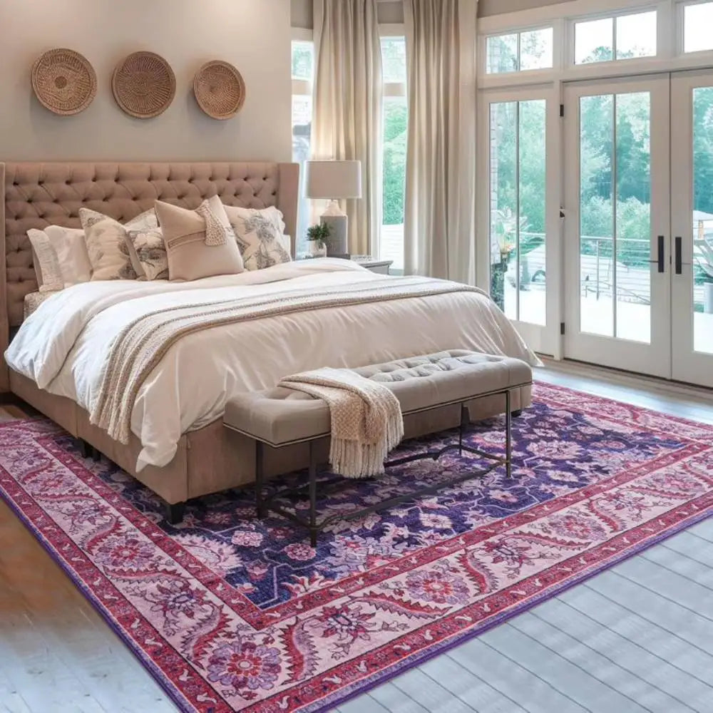 New Vintage Floral Rugs – Soft Accent Large Area Rug