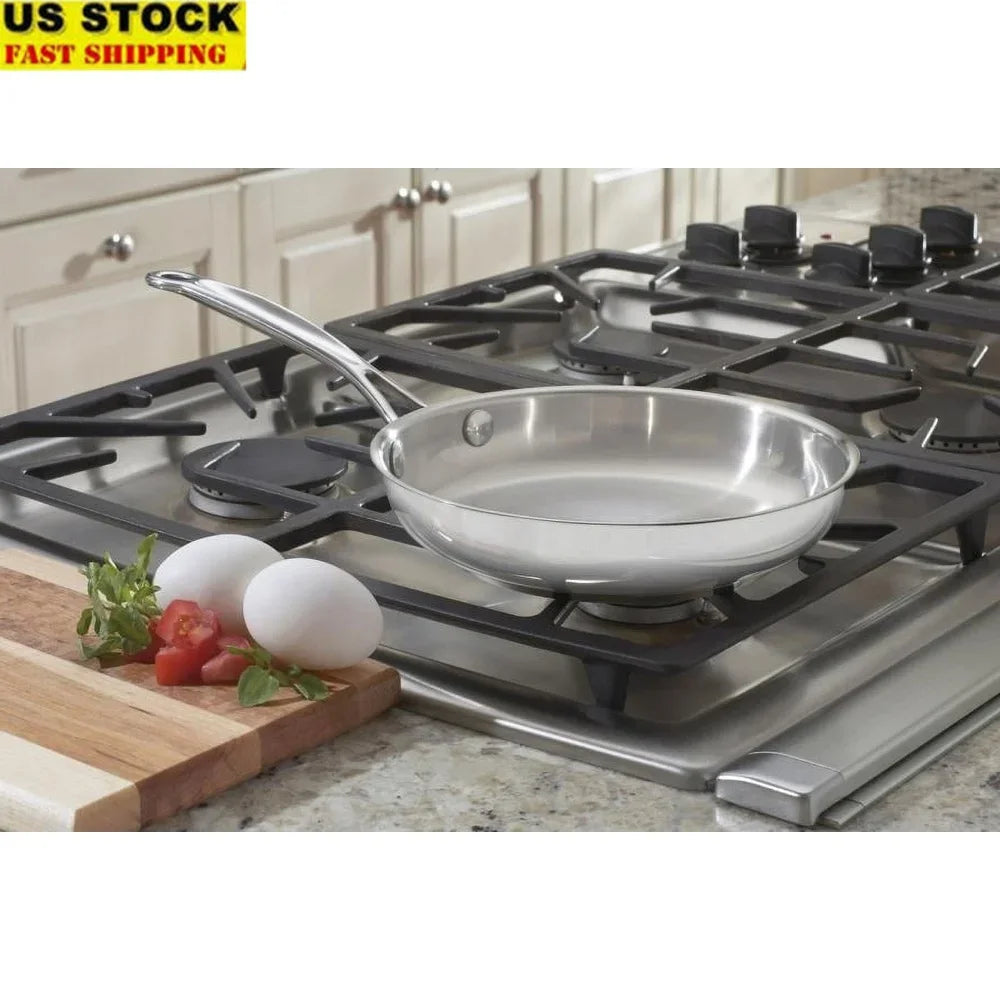 8-Inch Stainless Steel Induction Frying Pan