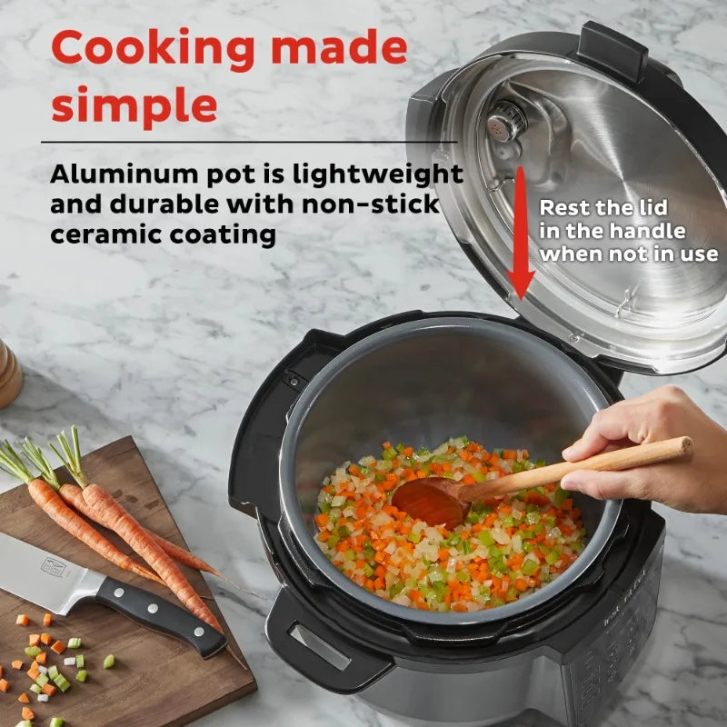 6 QT Instant Pot, Pressure Cooker and Multi-Cooker