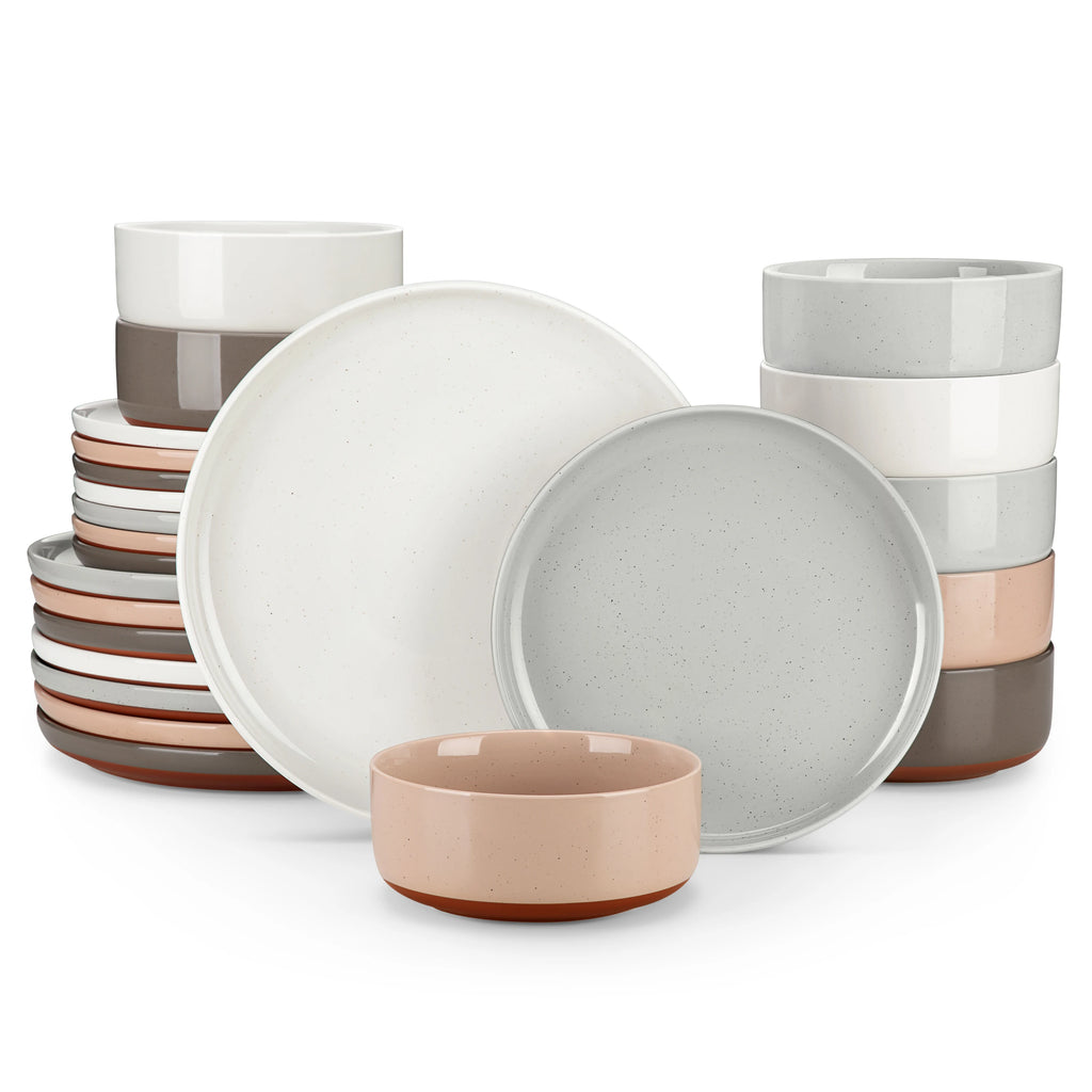 Elegant Everyday 12/24 Pcs Dinnerware Set