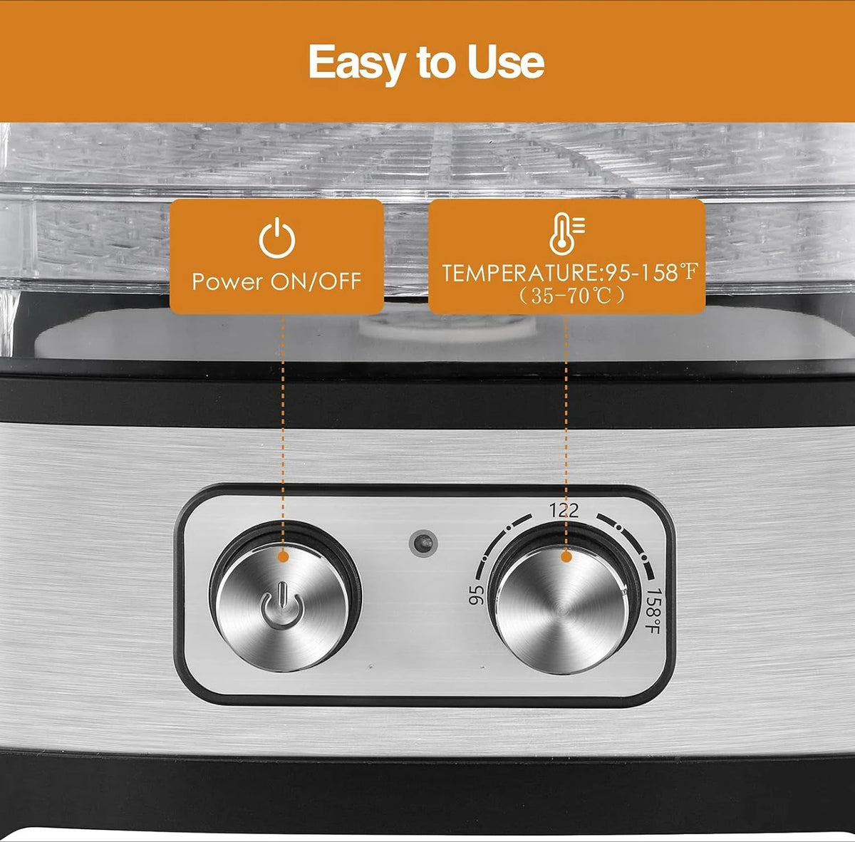 240W 5-Tray Food Dehydrator