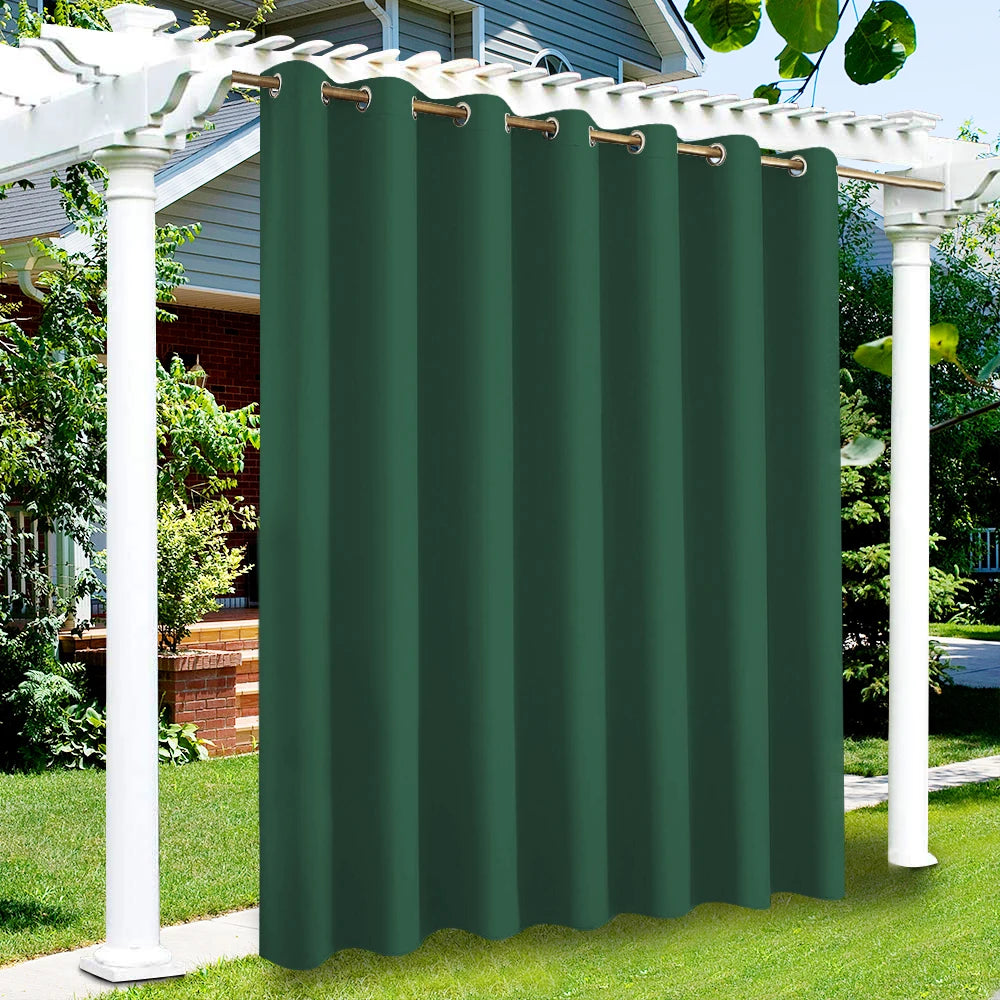 Outdoor Curtains for Patio – Rustproof Grommet Top Waterproof Drapes