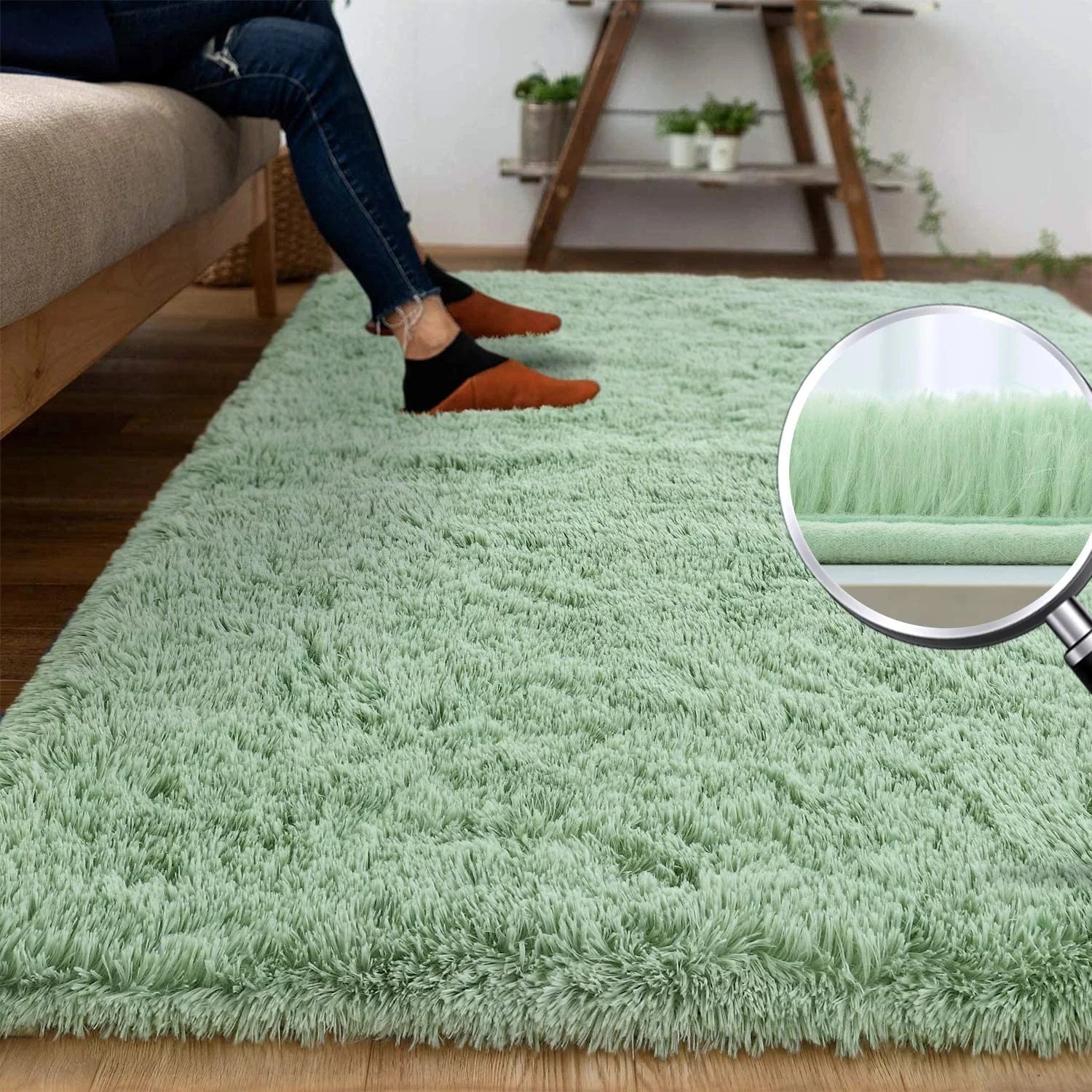 Plush Soft Indoor Carpet - Anti-Skid Durable Area Rug