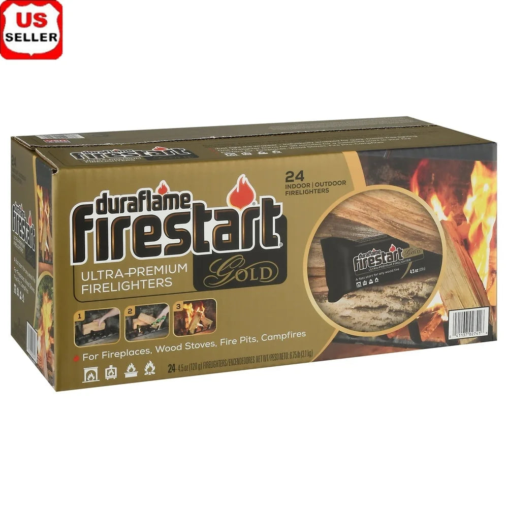 Ultra Premium Fire Starters – 24 Pack (4.5oz Each)