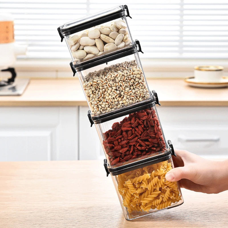 Moisture-Proof Storage Jars Organizer Set