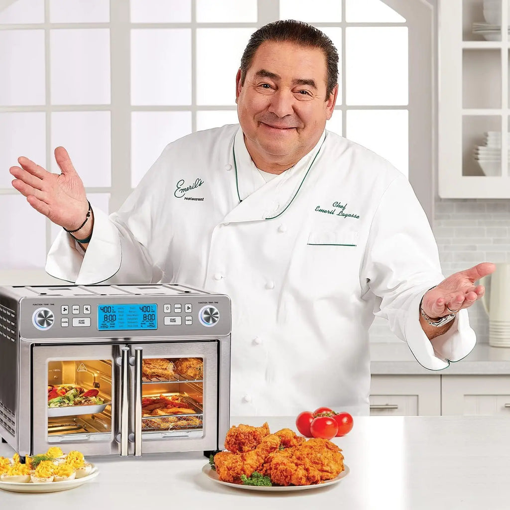 25 QT Extra-Large French Door Air Fryer Oven Combo