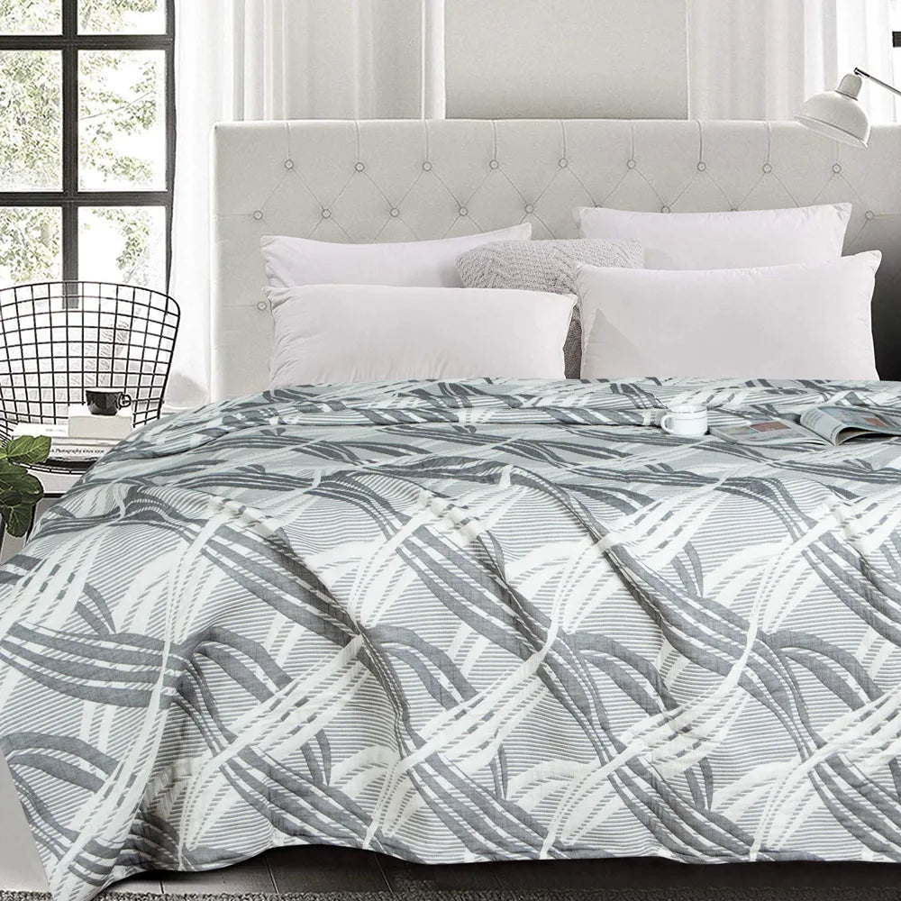 3-Layer Cotton Muslin Bed Blanket – Soft, Breathable, and Lightweight