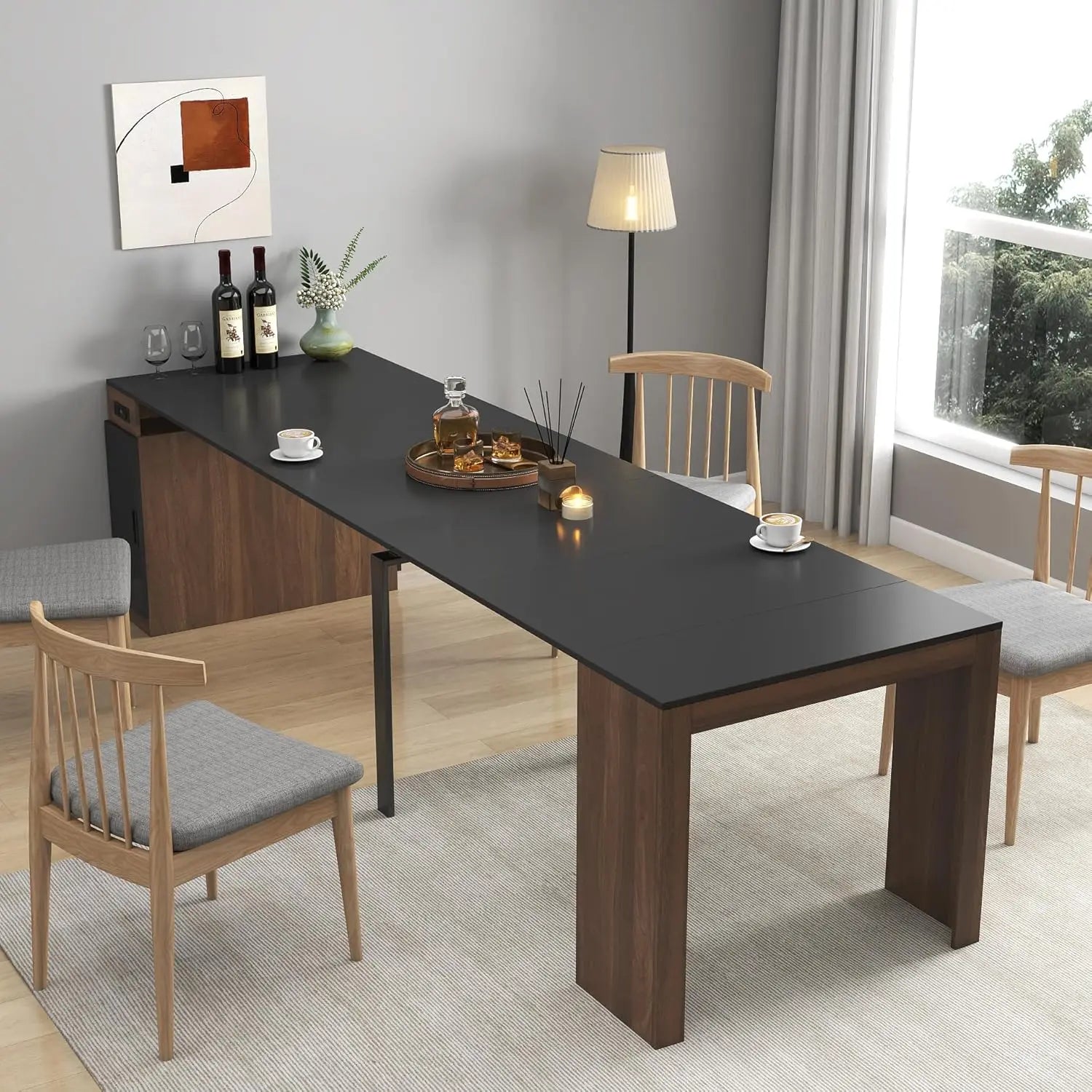 Multifunctional Dining Table for 6-8 People