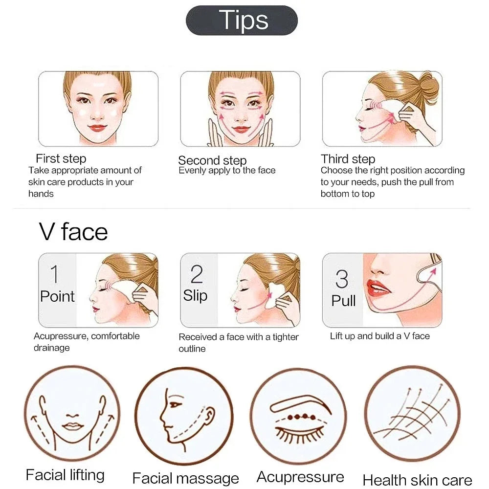 Jade Stone Facial & Body Beauty SPA Tool
