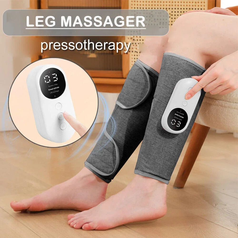 360° Leg Massager with Air Compression & Heat Therapy