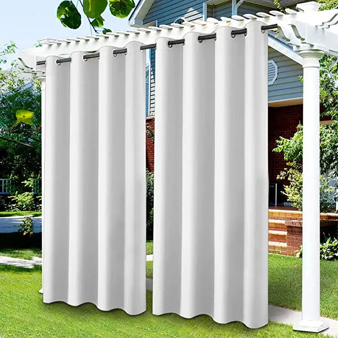 Outdoor Curtains for Patio – Rustproof Grommet Top Waterproof Drapes