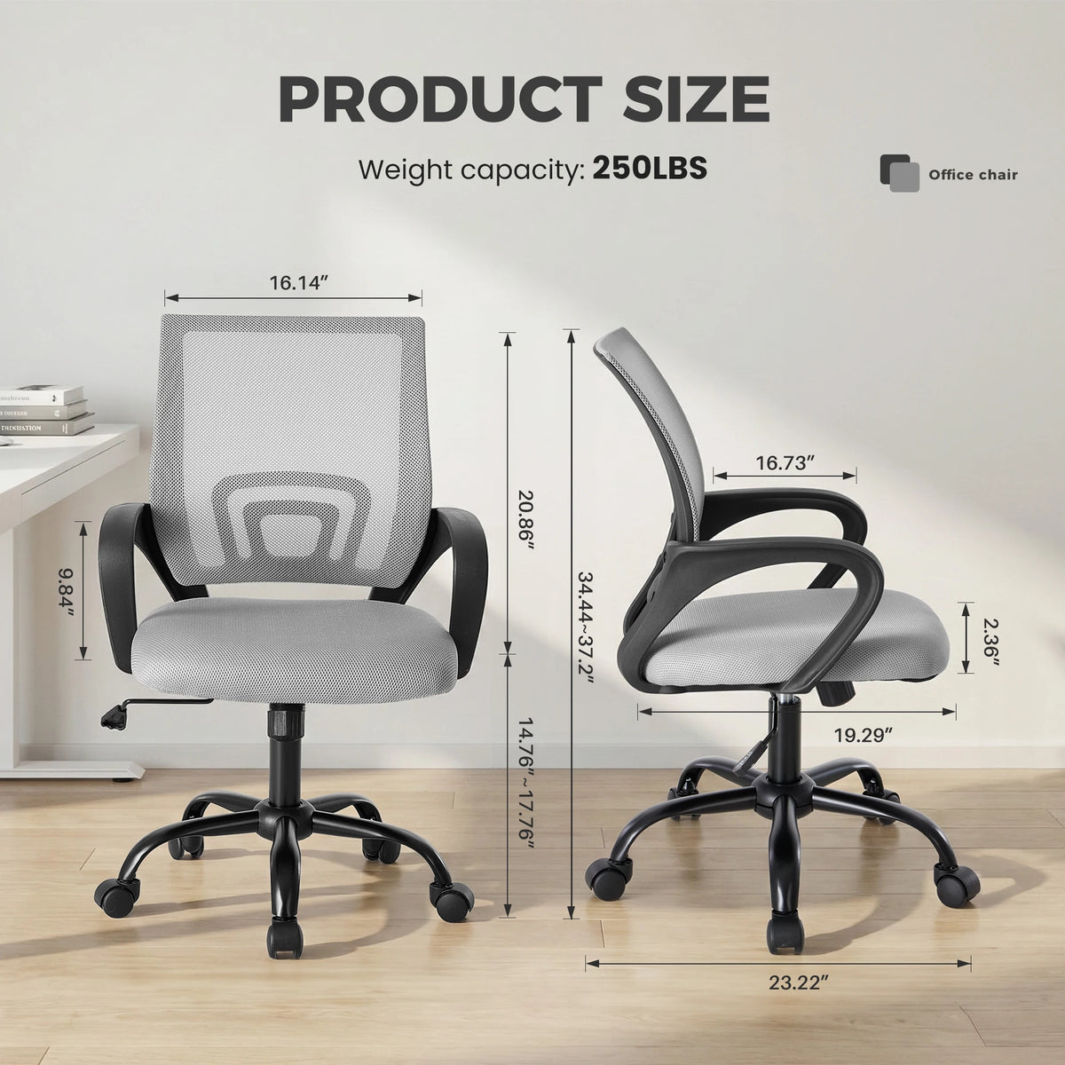 Ergonomic Office & Gaming Chair with Lumbar Support