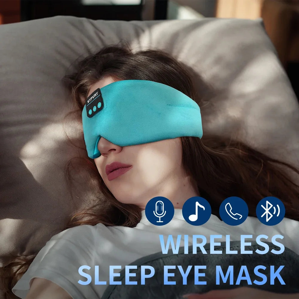 Soft Sleep Mask Bluetooth Wireless Headphones