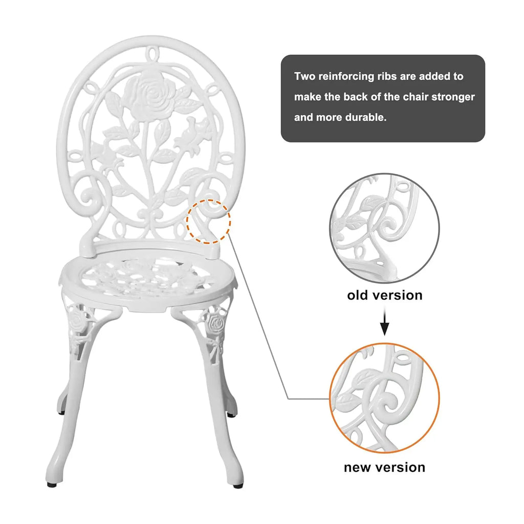 Bistro Table and Chairs Patio Set