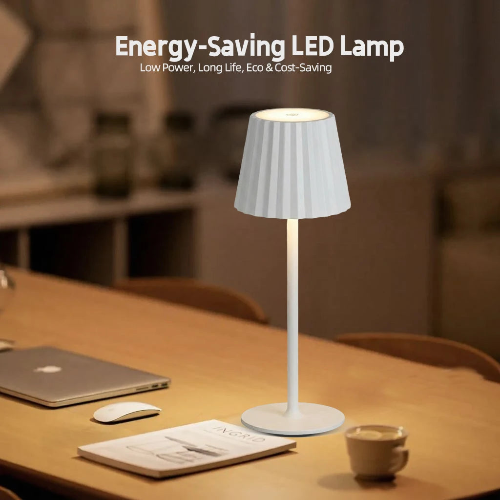 3-Color Rechargeable LED Table Lamp