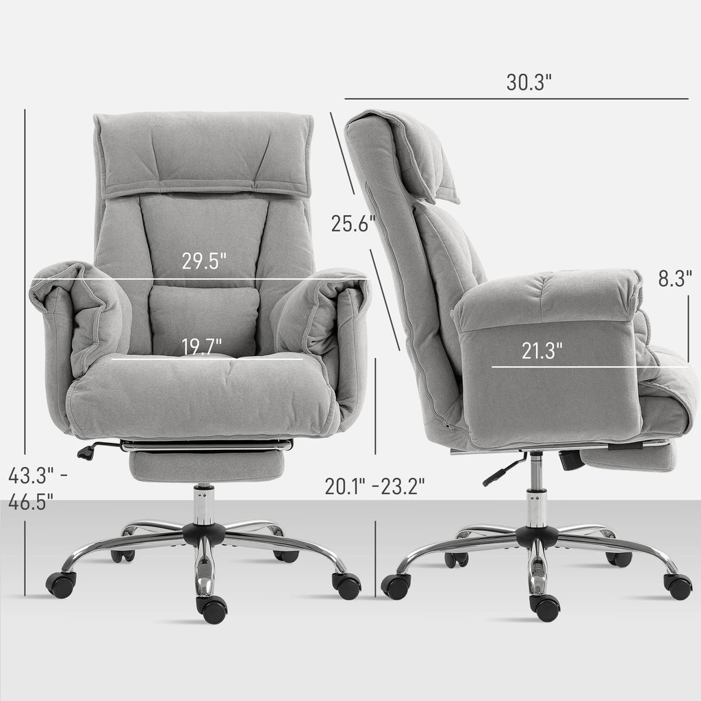 Executive Office Chair with Footrest