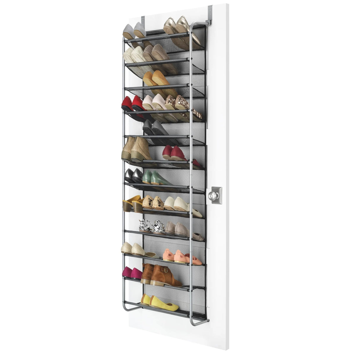 12-Tier over the Door Shoe Rack for 36 Pairs