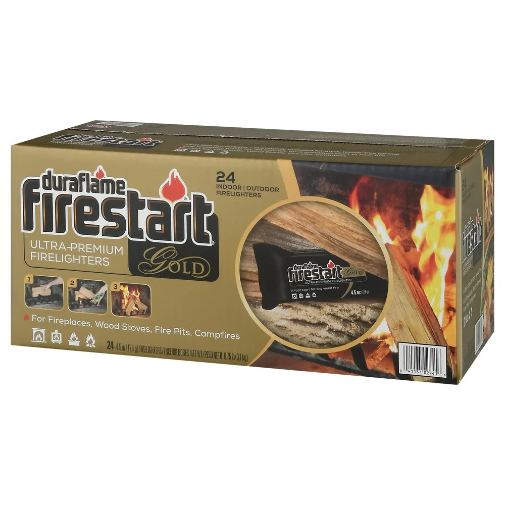 Ultra Premium Fire Starters – 24 Pack (4.5oz Each)