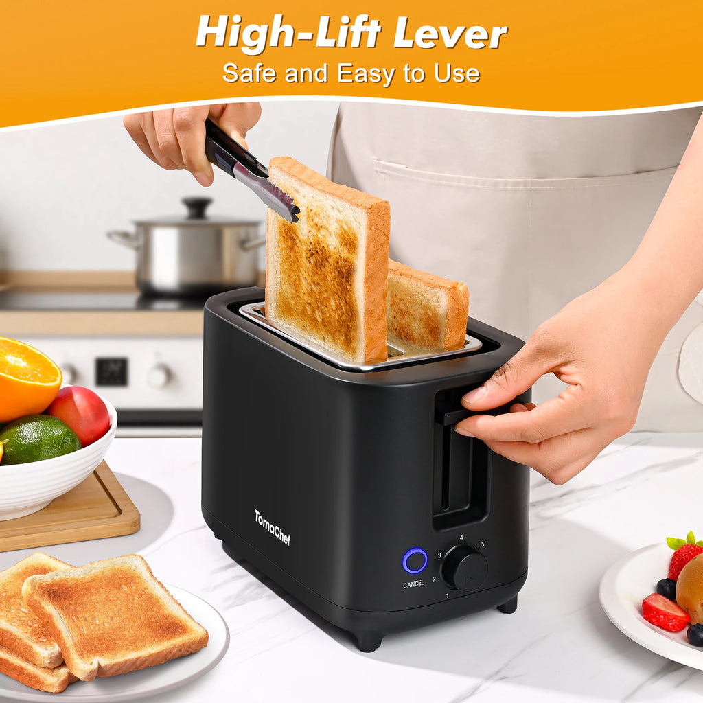 Compact 700W Electric Toaster
